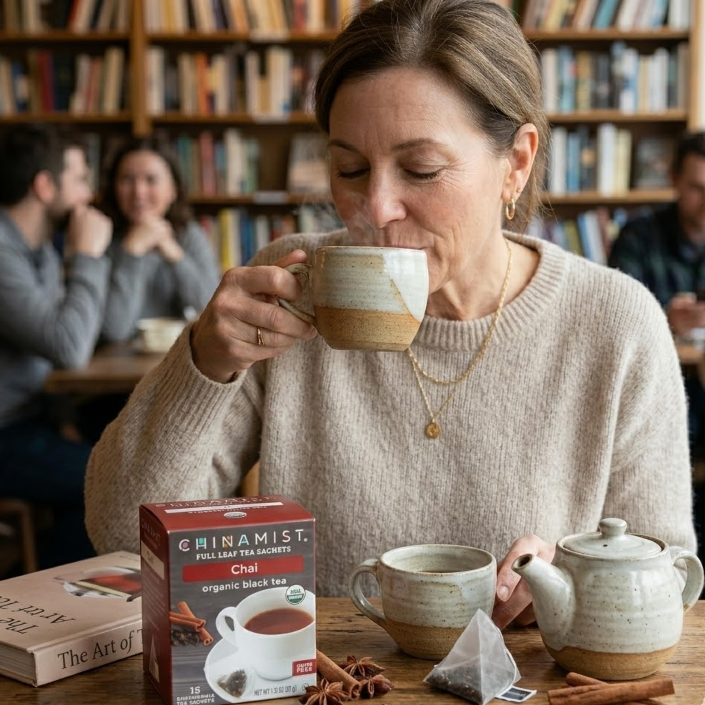 Amazon.com : China Mist Full Tea Satchets, Chai, Organic Black Tea